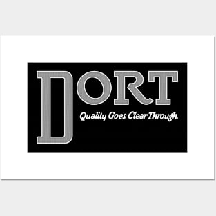 Dort Motor Car Company Vintage American Automobile Logo Posters and Art